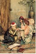 Arab or Arabic people and life. Orientalism oil paintings  397 unknow artist